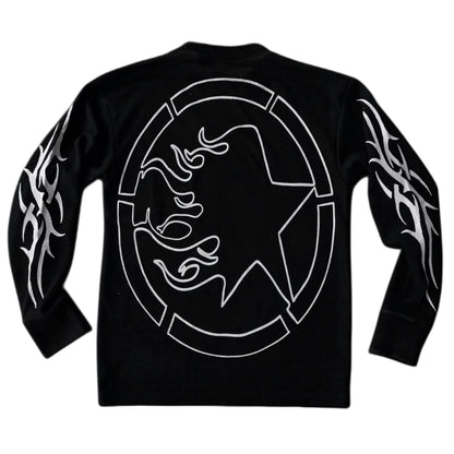 "Signs Of Peace" Thermal Long Sleeve Tee