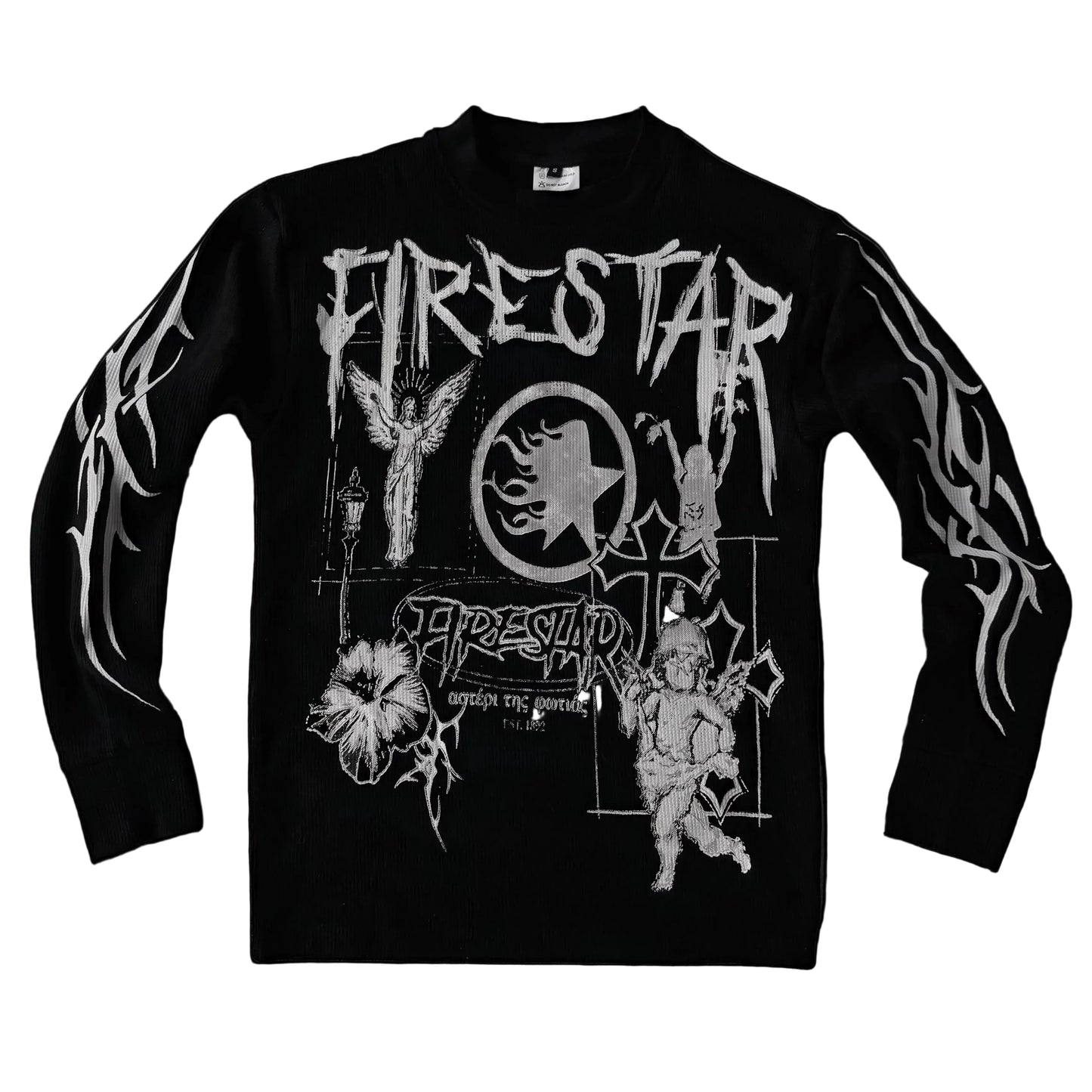 "Signs Of Peace" Thermal Long Sleeve Tee