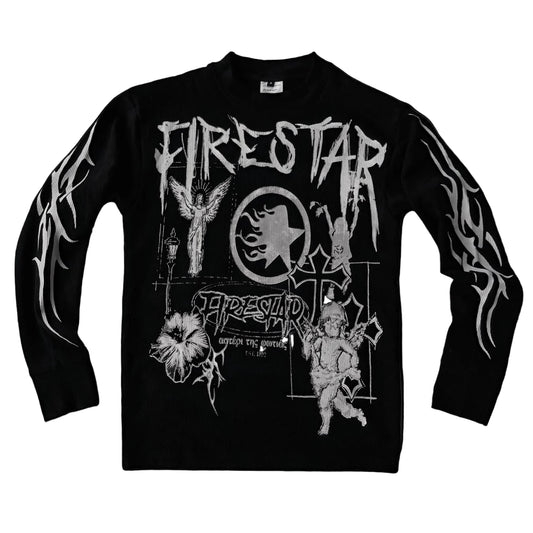 "Signs Of Peace" Thermal Long Sleeve Tee