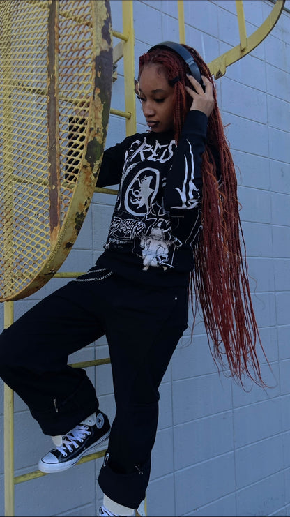 "Signs Of Peace" Thermal Long Sleeve Tee